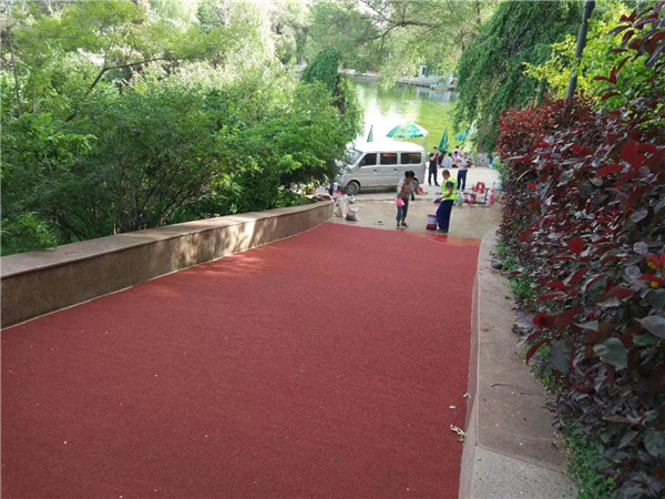 梧州彩色路面施工